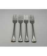 Set of 4 Gorham 18/8 Stainless Steel TRILOGY Salad Forks - £157.37 GBP