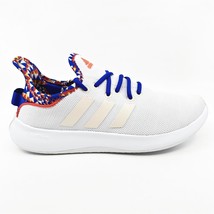 Adidas Cloudfoam Pure SPW Cloud White Orange Red Womens Athletic Sneakers - £39.01 GBP