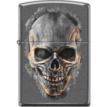 Zippo Lighter - Skull Gray Dusk - 854467 - £26.58 GBP