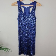 Mark &amp; James by Badgley Mischka | Sexy Navy Blue Sequin Party Dress, size XS - £92.02 GBP