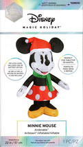 Disney Magic Holiday Gemmy 5286245 22&quot; Minnie Mouse Airdorable Inflatable - New! - £11.92 GBP
