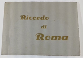 RICARDO DI ROMA Memories of Rome Vintage Souvenir PHOTO BOOKLET  36 Pict... - $18.80