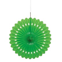 Unique Industries party decoration Bunting, 16&quot;, Lime Green - $0.52