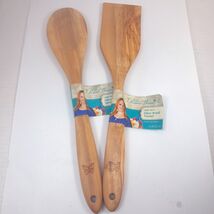 The Pioneer Woman Cowboy Rustic Olive Wood Turner &amp; spoon 13" kitchen ut... - $25.00