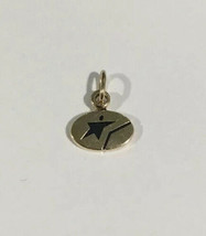 10k Yellow Gold Small Star With Enamel Charm - $48.00