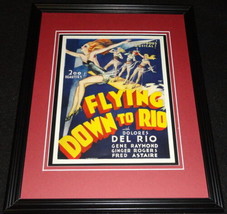 Flying Down to Rio Framed 11x14 Poster Display Official Repro Dolores De... - $34.64