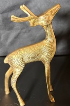 Vintage Bronze Deer Decor-Doe and Buck Beautiful New Condition - £50.73 GBP