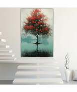 Tree in Water Canvas Painting Wall Art Posters Landscape Canvas Print Pi... - $18.89 CAD+
