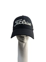 Titleist Pro V1 FJ FootJoy Black Golf Hat A-Flex Stretch Size L/XL - £10.45 GBP