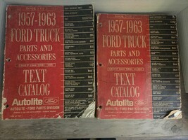 1957-1963 Ford Truck Parts and Accessories Text Catalog Book 1 and Book 2 - €44,10 EUR 1957-1963 Ford Truck Parts and Accessories Text Catalog Book 1 and Book 2 - €44,10 EUR