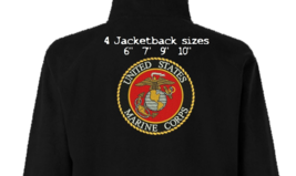 USMC Marine Corps Marines Digitized filled embroidery design Digital Download - £5.58 GBP