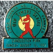 1962 Giants Vs 1962 Yankees Candlestick Park 1987 Pin, new - £7.07 GBP