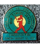 1962 Giants Vs 1962 Yankees Candlestick Park 1987 Pin, new - $164.12 MXN