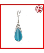 Unique Handmade Sea Glass Pendant - Pre-Gift Wrapped Hawaiian Jewelry fo... - $74.36 CAD