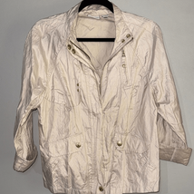 Chico&#39;s Light Tan Utility Jacket - $25.48