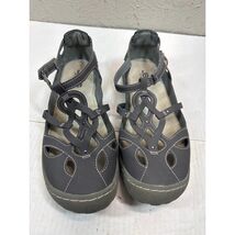 JBU by Jambu Womens Sport Sydney Sandals Memory Foam Faux Leather Gray 10 M - $454.20 MXN
