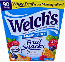 Welch&#39;s Mixed Fruit Fruit Snack 90 Packs x 0.8 Oz EXP 07/2026 - $29.14