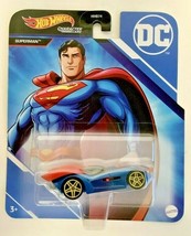 New 2022 Mattel HGY08 Hot Wheels Dc Comics Superman Die Cast 1:64 Character Car - £12.31 GBP