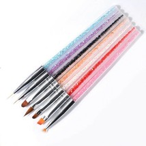 Nail Art Brush Set UV Gel Polish Nails Lining Pen Gradient Manicure Rhinestone - $5.93