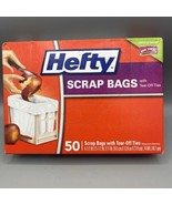 Vintage Hefty Scrap Bags 50 Count with Tear-Off Ties NIB Full Count - $54.09 CAD