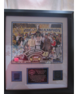 NASCAR 2007 Champion Jimmie Johnson Lowe&#39;s racing framed w/soa Team Lowe&#39;s - $50.00