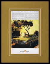 1968 Wide Track Pontiac Bonneville Framed 11x14 ORIGINAL Advertisement - $44.54