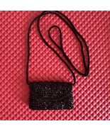 Black Sequin Mini Purse Crossbody Prom Festival Party Coin Small Shoulde... - $10.87
