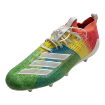 Adidas Men&#39;s Adizero 8.0 Low Football Cleat Shoes Rainbow Size 15 - $84.15
