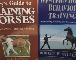 Horse Training Book Lot Western Horse Behavior Storeys Guide to Training Miller - £19.46 GBP
