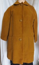 VTG 1950&#39;s 60&#39;s Betty Rose Montoro Suede Earl-Glo cotton coat Spain SZ 1... - £31.24 GBP