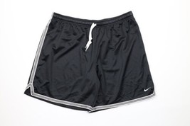 Vtg Nike Mens XL Striped Travis Scott Mini Swoosh Above Knee Basketball Shorts - £46.68 GBP