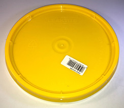 Leaktite 2GLD 2-Gallon Yellow Plastic Pail Lid-Brand New-SHIPS N 24 HOURS - £6.88 GBP