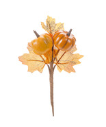Fall Pick Pumpkin Leaf 6 Inches - £17.61 GBP