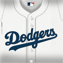 Los Angeles Dodgers Luncheon Paper Napkins - 6.5&quot; x 6.5&quot; (Pack of 36) - Perfect - £17.53 GBP