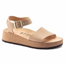 Birkenstock women&#39;s glenda nubuck leather sandals in Sandcastle - size 4... - £89.97 GBP