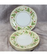 Noritake Lynbrook Salad Plates 8 1/4&quot; Lot of 4  2790  Strawberries - $24.49