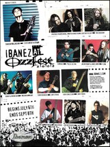 Ibanez Guitars Ozzfest 2002 ad Daron Malakian Meshuggah Mushroomhead 3rd... - £3.36 GBP