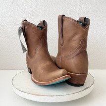 Lane EMMA JANE Womens Cowboy Bootie 10 Brown Western Cowgirl Short Ankle... - $123.75