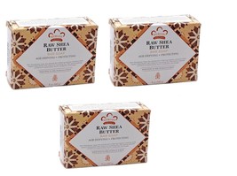 Bar Soap Raw Shea Butter 5 Oz By Nubian Heritage, 3-Pack - £24.77 GBP