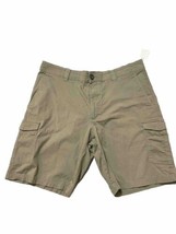 Columbia Shorts Mens 36  Green Cargo Pockets Outdoors Hiking Casual 9” I... - $12.19