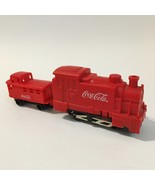 Coca Cola Red Toy Trains Set 2 Plastic Engine Passenger Collectible Adve... - £12.75 GBP