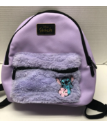 Disney Purple Lilo &amp; STITCH 10&quot; by 8&quot; by 4&quot; Backpack - £14.85 GBP