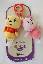 Hallmark Itty Bittys Clippys Disney Pooh &amp; Piglet Plush Clippy - £10.16 GBP