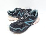 New Balance 910v3 Womens Size 11 Black Blue Trail Running Shoes WT910BP3 - $26.99