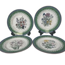 Smithsonian Institution Botanic Floral Salad Plates Set of 4 Jane Webb Loudon - £16.61 GBP