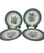 Smithsonian Institution Botanic Floral Salad Plates Set of 4 Jane Webb L... - £16.35 GBP