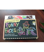 Rare Vintage book A blackboard book Funny Faces nutmeg press book  - $27.15 CAD