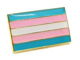 Transgender Pin Badge Flag Enamel Trans LGBT Pride Gay Lapel Brooch Prid... - £3.42 GBP