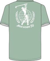 American Fit Basic T-Shirt for Men Caddie Green Made in Peru (as1, Alpha... - $24.25