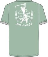 American Fit Basic T-Shirt for Men Caddie Green Made in Peru (as1, Alpha... - $24.25